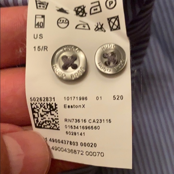 Hugo by Hugo Boss woven button down - Picture 5 of 8